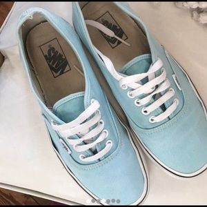 SOLD Authentic Light Blue Vans